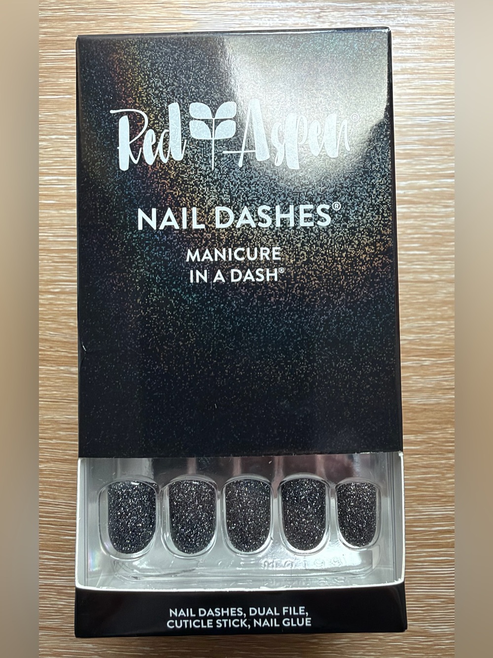 Red Aspen - Midnight Magic Makenzie - Press On Nails Kit - NEW! Short Square